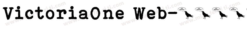 VictoriaOne Web字体转换